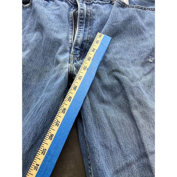 Vintage Levis 560 Jeans Mens 42x32 Blue Denim Pants Cotton Comfort Fit Baggy Y2K - Picture 4 of 7